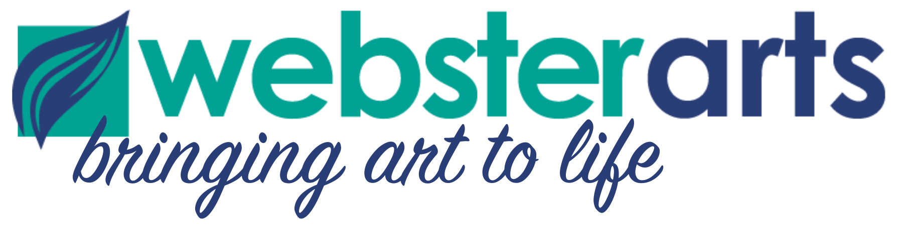 Webster Arts logo: bringing art to life