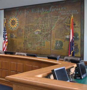 Webster Groves City Council chambers